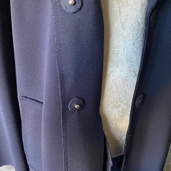 COPY - NWT-H&M LONG COAT-STREETWEAR-DARK BLUE-SIZ… - Picture 10 of 13